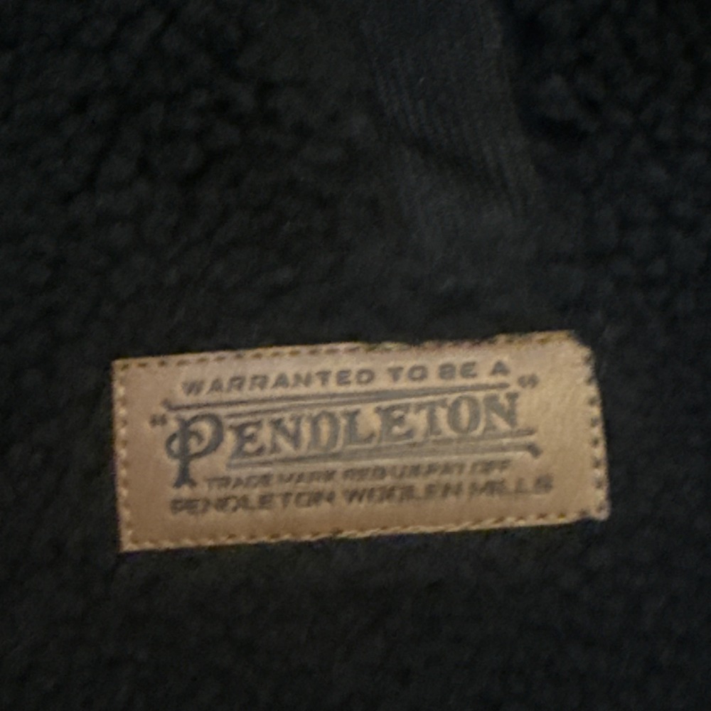 Pendleton Mens XL Full Zip Vest Snap Pockets  Color Black NWT - Picture 7 of 15